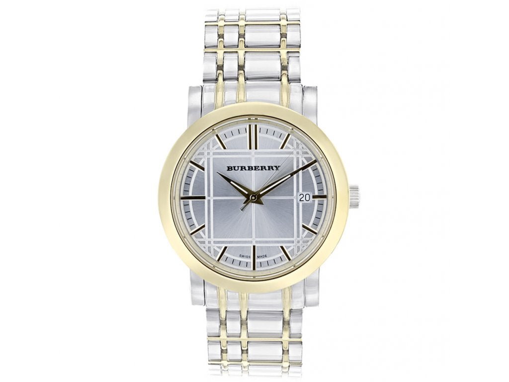 Burberry Heritage White Dial Two Tone Stainless Steel Strap Watch for Men - BU1358 Buy Now By Burberry