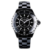 Chanel J12 Quartz Diamonds Black Dial Black Steel Strap Watch for Women - J12 H1625 Buy Now By Chanel