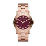 Marc Jacobs Amy Purple Rose Gold Steel Strap Watch for Women - MBM8616 Buy Now By Marc Jacobs