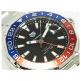Tag Heuer Aquaracer GMT Caliber 7 Pepsi Black Dial Silver Steel Strap Watch for Men - WAY201F.BA0927 Buy Now By Tag Heuer