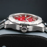 Tag Heuer Aquaracer Professional 200 Automatic Red Dial Silver Steel Strap Watch for Men - WBP2114.BA0627 Buy Now By Tag Heuer