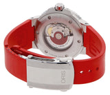 Oris Aquis Date Relief Grey Dial Red Rubber Strap Watch for Men - 0173377304153-0742466EB Buy Now By Oris