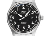 IWC Pilot’s Watch Mark XVIII Black Dial Silver Steel Strap Watch for Men - IW327015 Buy Now By IWC