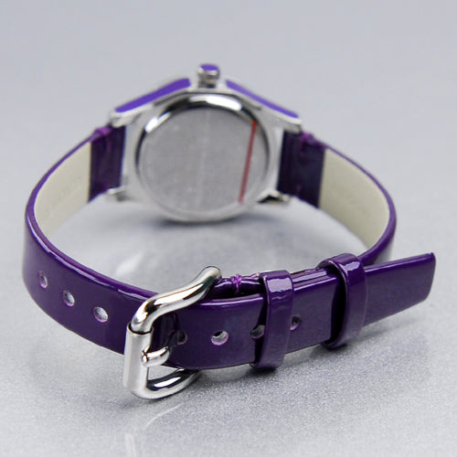 Marc Jacobs Blade Purple Dial Purple Leather Strap Watch for Women - MBM1158 Buy Now By Marc Jacobs