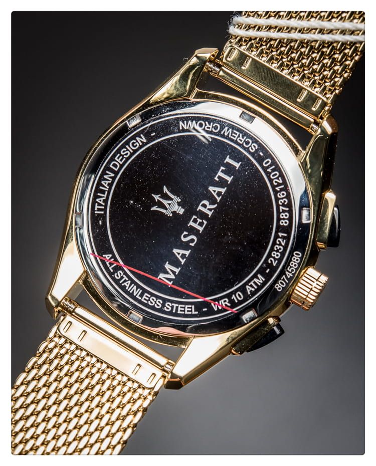 Maserati Traguardo 45mm Quartz Gold Black Dial Watch For Men - R8873612010 Buy Now By Maserati