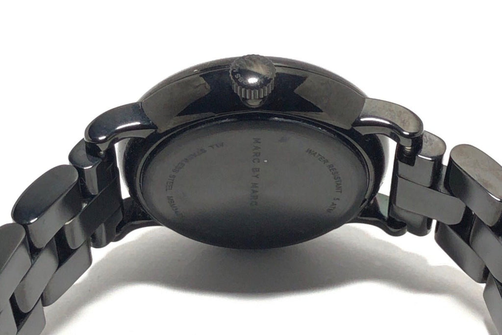 Marc Jacobs Baker Black Dial Black Steel Strap Watch for Women - MBM3425 Buy Now By Marc Jacobs