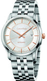 Calvin Klein Infinity Silver Dial Silver Steel Strap Watch for Men - K5S34B46 Buy Now By Calvin Klein