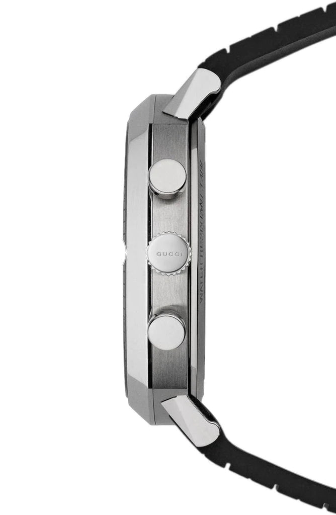 Gucci Grip Chronograph Black Dial Black Rubber Strap Watch For Men - YA157301 Buy Now By Gucci