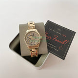 Fossil Rye Automatic Skeleton Gold Dial Gold Steel Strap Watch for Women - BQ3755 Buy Now By Fossil