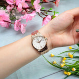 Tissot T Classic Tradition Lady White Dial Rose Gold Steel Strap Watch for Women - T063.210.33.037.00 Buy Now By Tissot