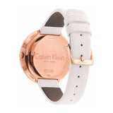 Calvin Klein Chic White Dial White Leather Strap Watch for Women - K7N236K2 Buy Now By Calvin Klein