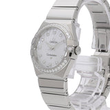 Omega Constellation Quartz Diamonds Silver Dial Silver Steel Strap Watch for Women - 123.15.27.60.55.004 Buy Now By Omega