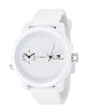 Tommy Hilfiger Denim White Dial White Rubber Strap Watch for Men - 1791324 Buy Now By Tommy Hilfiger