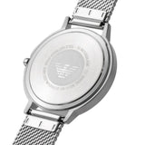 Emporio Armani Kappa Silver Dial Silver Mesh Bracelet Watch For Women - AR11128 Buy Now By Emporio Armani