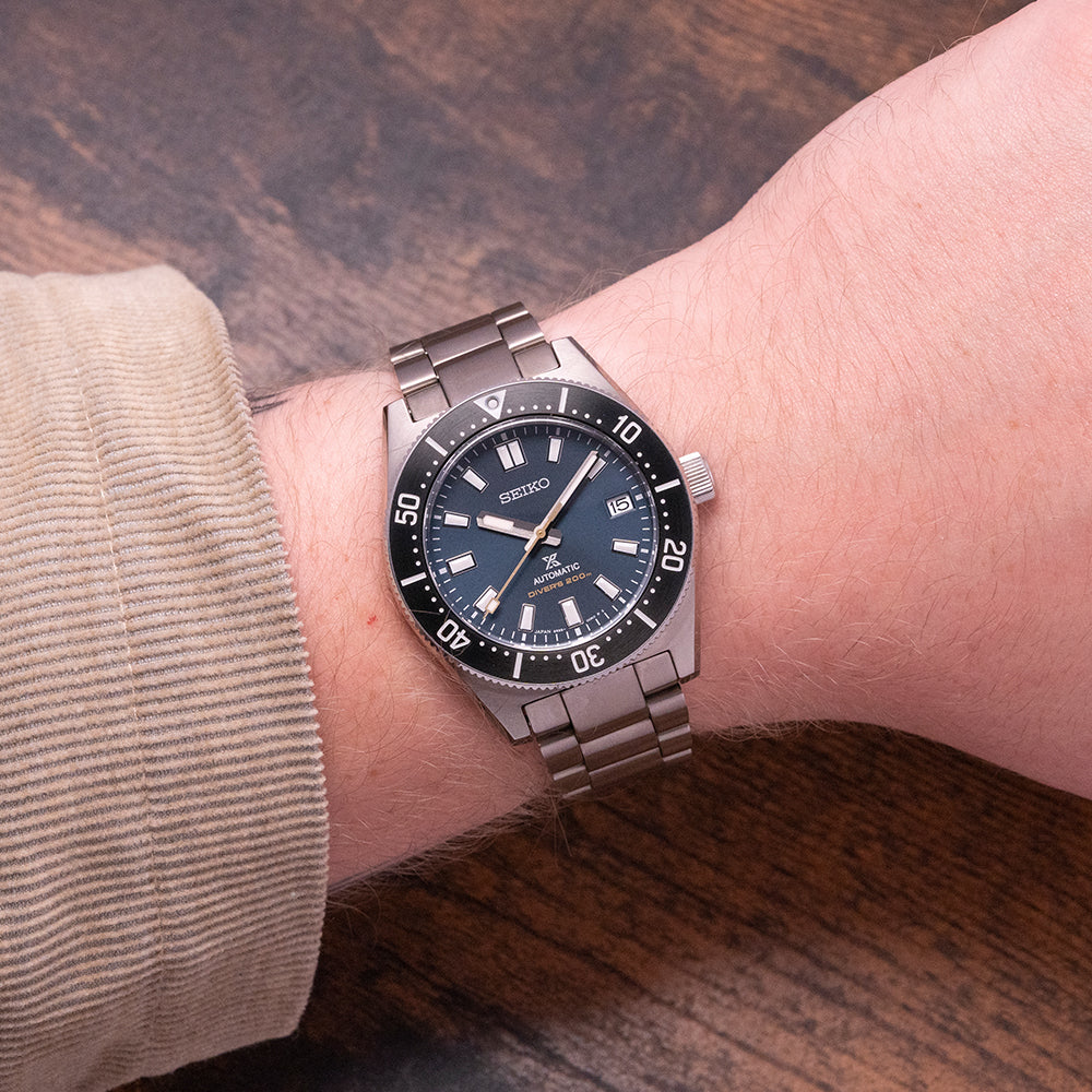 Seiko Prospex Automatic 1965 Dive 55th Anniversary Limited Edtion Blue Dial Silver Steel Strap Watch For Men - SPB149J1 Buy Now By Seiko