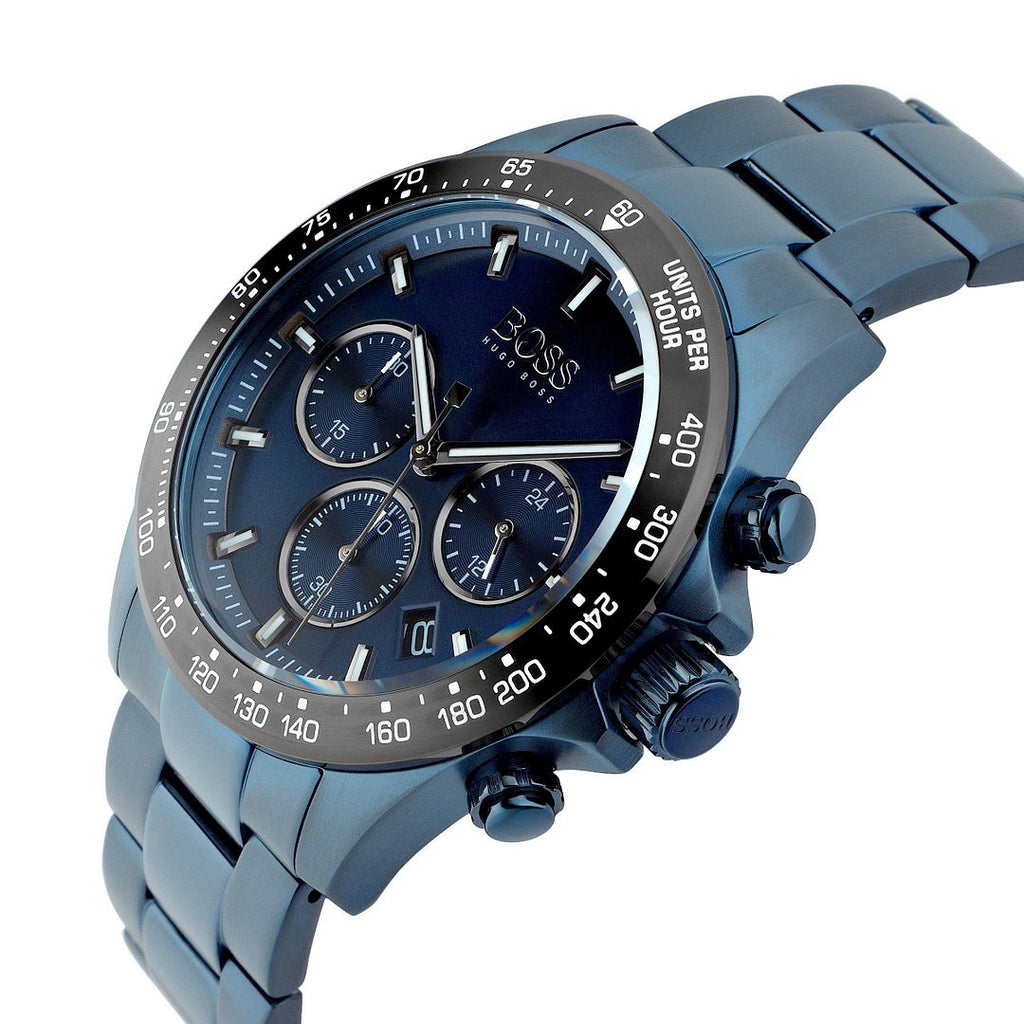 Hugo Boss Hero Sport Lux Blue Dial Blue Steel Strap Watch for Men - 1513758 Buy Now By Hugo Boss