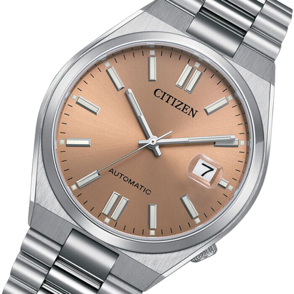 Citizen x Pantone Automatic Warm Sand Dial Silver Steel Strap Watch For Men - NJ0158-89Y Buy Now By Citizen