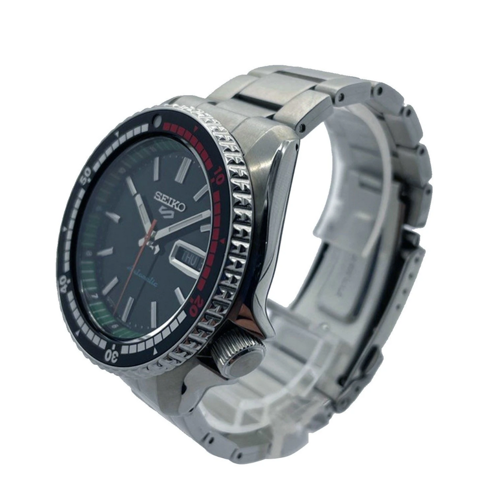 Seiko 5 Sports SKX Series Regatta Timer Retro Blue Dial Silver Steel Strap Watch For Men - SRPK13K1 Buy Now By Seiko