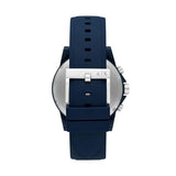 Armani Exchange Outerbanks Chronograph Blue Dial Blue Silicone Strap Watch For Men - AX7128 Buy Now By Armani Exchange
