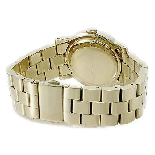 Marc Jacobs Blade Gold Dial Gold Steel Strap Watch for Women - MBM3141 Buy Now By Marc Jacobs