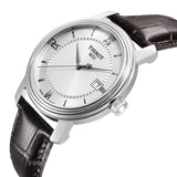 Tissot T Classic Bridgeport Silver Dial Brown Leather Strap Watch For Men - T097.410.16.038.00 Buy Now By Tissot