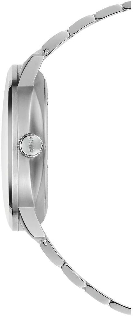 Mido Commander Automatic Gradient Blue Dial Silver Steel Strap Watch For Men - M021.407.11.411.01 Buy Now By Mido