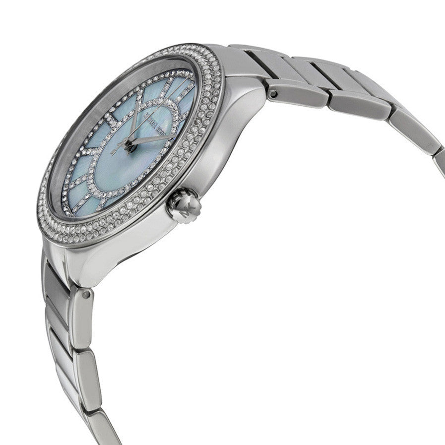 Michael Kors Kerry Mother of Pearl Dial Silver Stainless Steel Strap Watch for Women - MK3395 Buy Now By Michael Kors