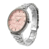 Michael Kors Pyper Three Hand Pink Dial Silver Steel Strap Watch For Women - MK4631 Buy Now By Michael Kors
