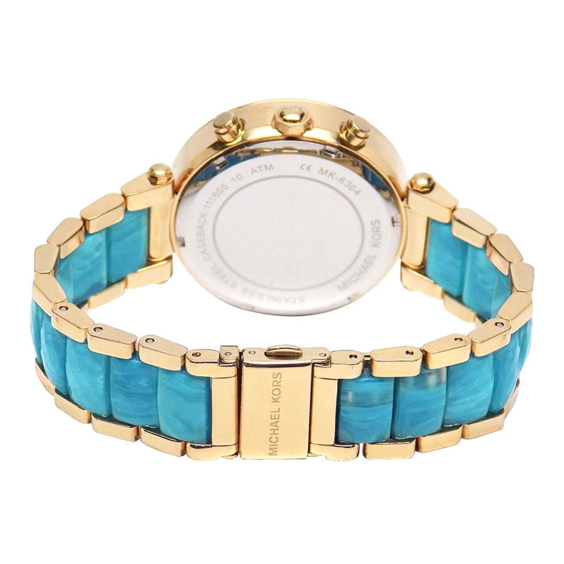 Michael Kors Parker Gold Dial Two Tone Steel Strap Watch for Women - MK6364 Buy Now By Michael Kors