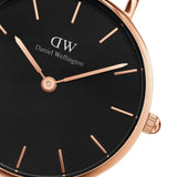Daniel Wellington Classic Petite St Mawes Black Dial Brown Leather Strap Watch For Women - DW00100225 Buy Now By Daniel Wellington