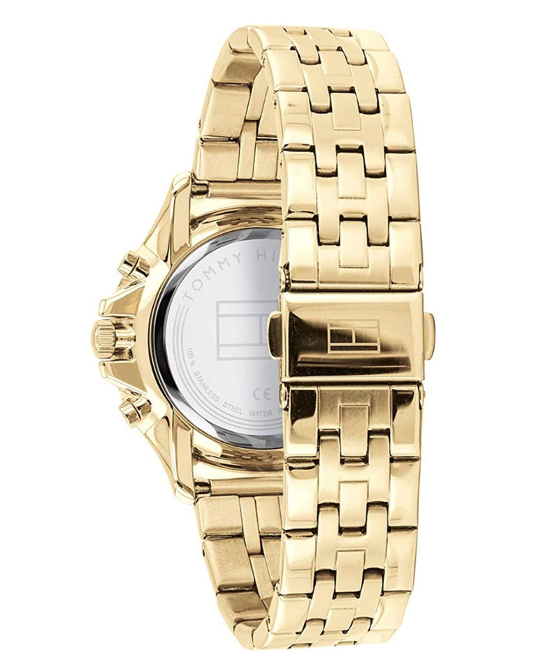 Tommy Hilfiger Harper Chronograph White Dial Gold Steel Strap Watch For Women - 1782223 Buy Now By Tommy Hilfiger