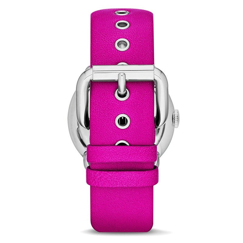Marc Jacobs Amy Pop Pink Dial Pink Leather Strap Watch for Women - MBM1286 Buy Now By Marc Jacobs