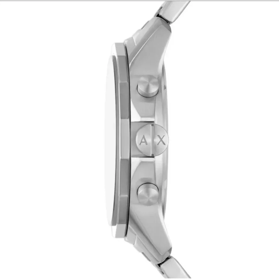 Armani Exchange Outerbanks Chronograph Silver Dial Silver Steel Strap Watch For Men - AX7141 Buy Now By Armani Exchange