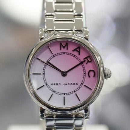 Marc Jacobs Roxy Pink Dial Silver Steel Strap Watch for Women - MJ3552 Buy Now By Marc Jacobs