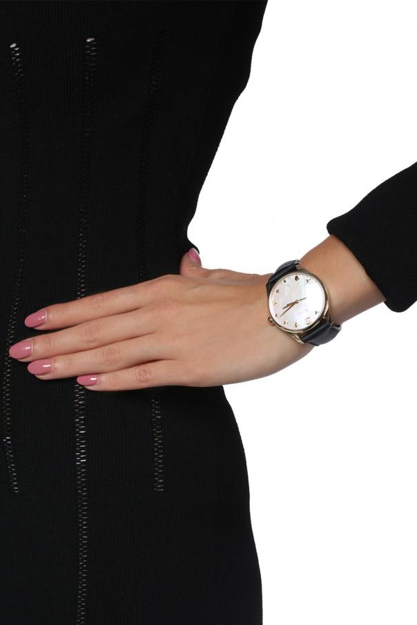 Gucci G-Timeless Mother of Pearl Dial Black Leather Strap Watch For Women - YA1264044 Buy Now By Gucci