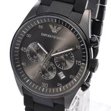 Emporio Armani Sportivo Chronograph Black Dial Black Stainless Steel Watch For Men - AR5889 Buy Now By Emporio Armani