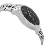 Tissot Le Locle Automatic Black Dial Silver Steel Strap Watch For Men - T41.1.483.53 Buy Now By Tissot