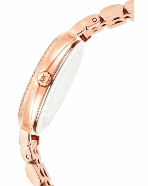Michael Kors Cinthia Mother of Pearl Rose Gold Dial Rose Gold Steel Strap Watch for Women - MK3643 Buy Now By Michael Kors