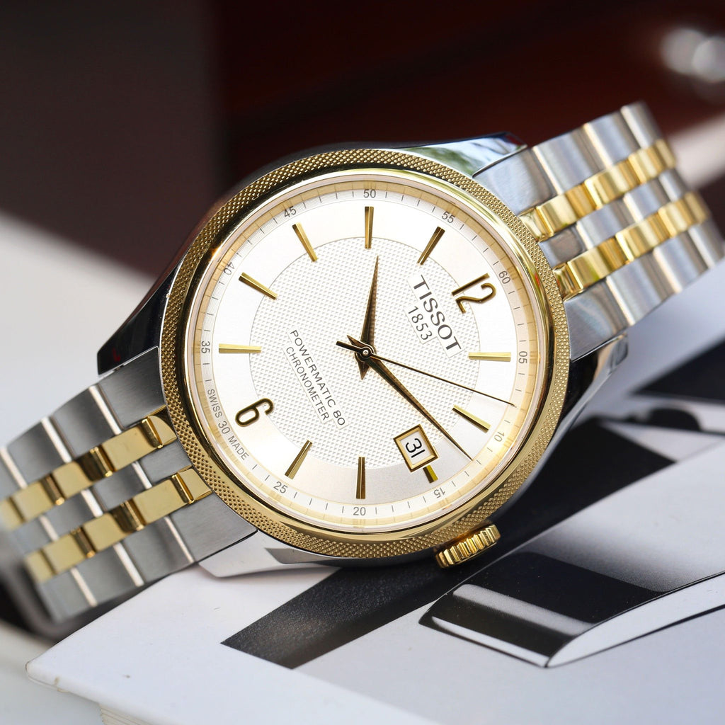 Tissot Ballade Powermatic 80 Chronometer Silver Dial Two Tone Steel Strap Watch For Men - T108.408.22.037.00 Buy Now By Tissot