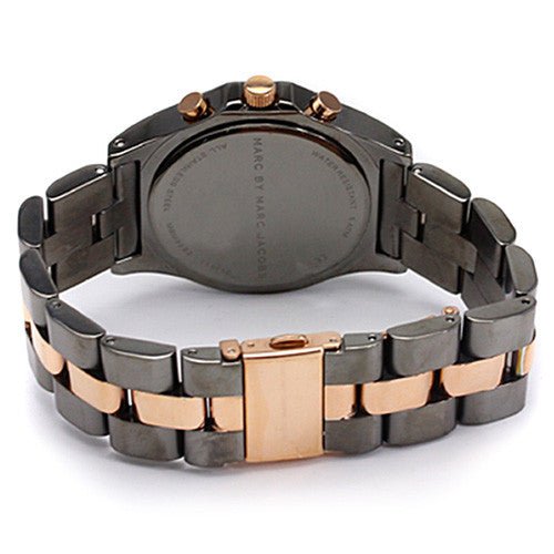 Marc Jacobs Amy Grey Dial Two Tone Steel Strap Watch for Women - MBM8597 Buy Now By Marc Jacobs