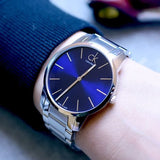 Calvin Klein City Blue Dial Silver Steel Strap Watch for Men - K2G2114N Buy Now By Calvin Klein