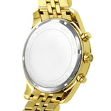 Michael Kors Lexington Chronograph Black Dial Gold Steel Strap Watch for Men - MK8286 Buy Now By Michael Kors