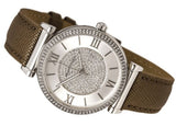 Michael Kors Caitlin Quartz Silver Dial Gray Leather Strap Watch For Women - MK2377 Buy Now By Michael Kors