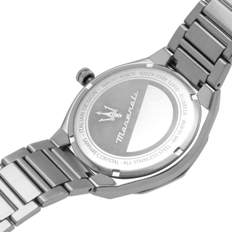 Maserati Stile Blue Dial Silver Steel Strap Watch For Men - R8853142006 Buy Now By Maserati