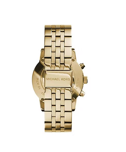 Michael Kors Ritz Chronograph Gold Dial Gold Steel Strap Watch for Women - MK5676 Buy Now By Michael Kors