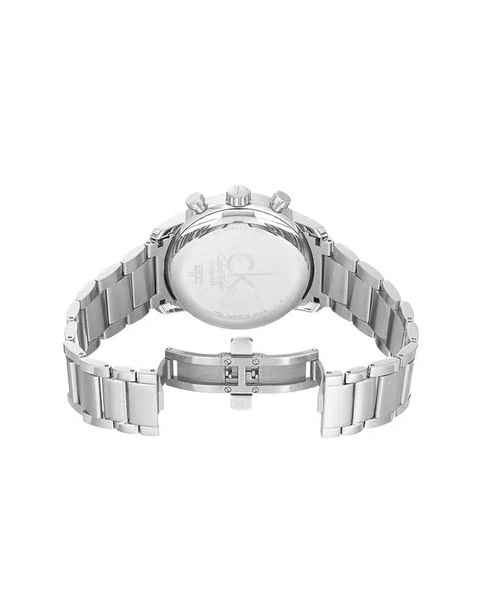 Calvin Klein City Chronograph White Dial Silver Steel Strap Watch for Men - K2G271Z6 Buy Now By Calvin Klein