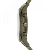 Emporio Armani Renato Chronograph Quartz Grey Dial Green Steel Strap Watch For Men - AR11117 Buy Now By Emporio Armani