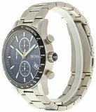 Hugo Boss Rafale Quartz Blue Dial Silver Steel Strap Watch for Men - 1513510 Buy Now By Hugo Boss