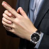 Tissot T Classic Tradition Chronograph Black Dial Black Leather Strap Watch For Men - T063.617.16.057.00 Buy Now By Tissot