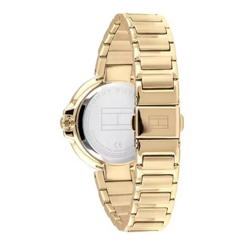Tommy Hilfiger Angela White Dial Gold Steel Strap Watch for Women - 1782128 Buy Now By Tommy Hilfiger